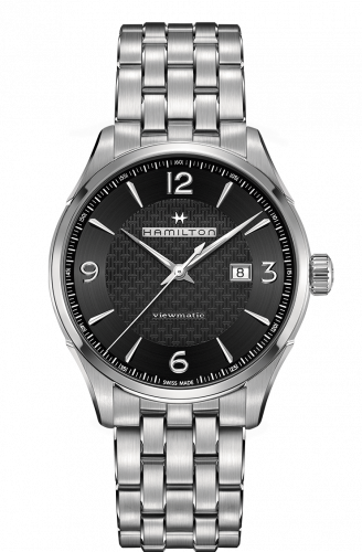 Remontoir à montres pour montre Hamilton Jazzmaster Jazzmaster Viewmatic Automatic Steel / Noire / Bracelet