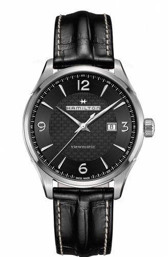 Remontoir à montres pour montre Hamilton Jazzmaster Jazzmaster Viewmatic Automatic Steel / Noire