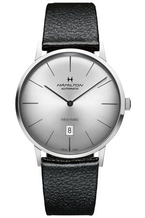 Remontoir à montres pour montre Hamilton American Classic Intra-Matic 42 Stainless Steel / Argent / Strap