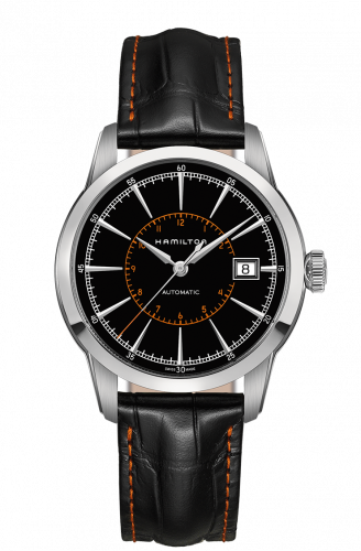Remontoir à montres pour montre Hamilton American Classic Railroad Automatic Steel / Noire