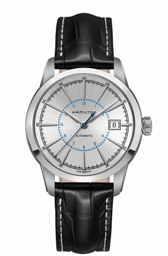 Remontoir à montres pour montre Hamilton American Classic Railroad Automatic Steel / Argent