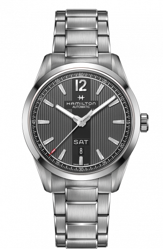 Remontoir à montres pour montre Hamilton Broadway Broadway Day Date Automatic Steel / Gris / Bracelet