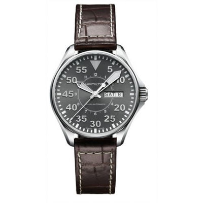 Remontoir à montres pour montre Hamilton Khaki Aviation Khaki Aviation Pilot Gris