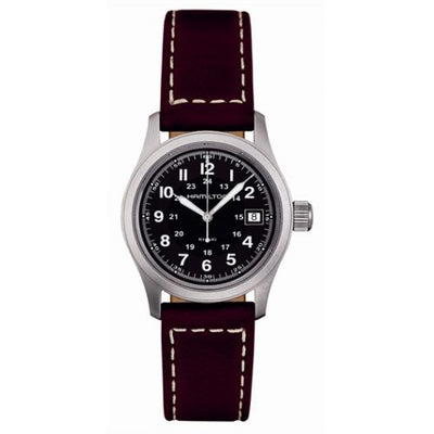 Remontoir à montres pour montre Hamilton Khaki Field Khaki Field Quartz 33 Stainless Steel / Noire