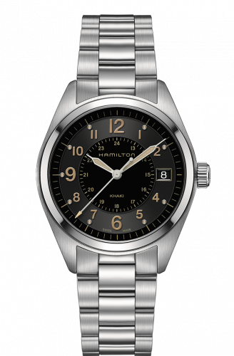 Remontoir à montres pour montre Hamilton Khaki Field Khaki Field Quartz / Noire / Bracelet