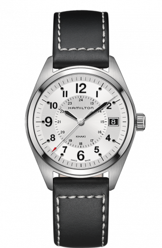 Remontoir à montres pour montre Hamilton Khaki Field Khaki Field Quartz Steel / Argent
