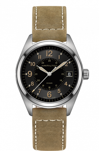 Remontoir à montres pour montre Hamilton Khaki Field Khaki Field Quartz Vintage / Noire