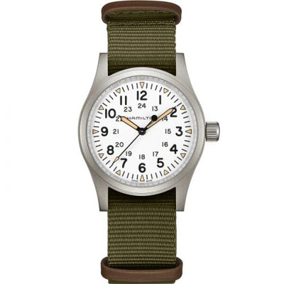 Remontoir à montres pour montre Hamilton Khaki Field Khaki Field Mechanical 38 Blanc