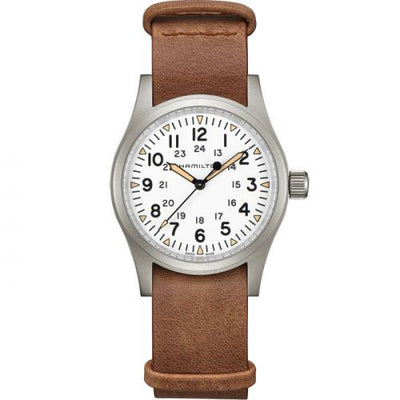 Remontoir à montres pour montre Hamilton Khaki Field Khaki Field Mechanical 38 Blanc