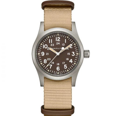 Remontoir à montres pour montre Hamilton Khaki Field Khaki Field Mechanical 38 Marron