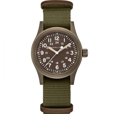 Remontoir à montres pour montre Hamilton Khaki Field Khaki Field Mechanical 38 PVD / Marron