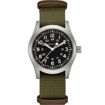 Remontoir à montres pour montre Hamilton Khaki Field Khaki Field Mechanical 42 Noire