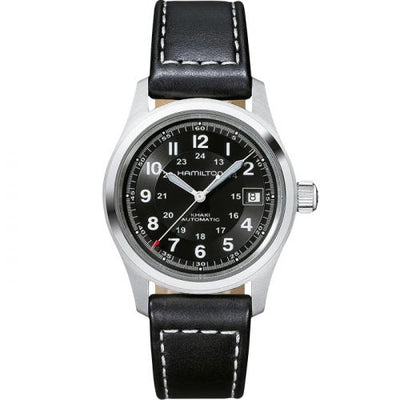 Remontoir à montres pour montre Hamilton Khaki Field Khaki Field Automatic 38 Stainless Steel / Noire