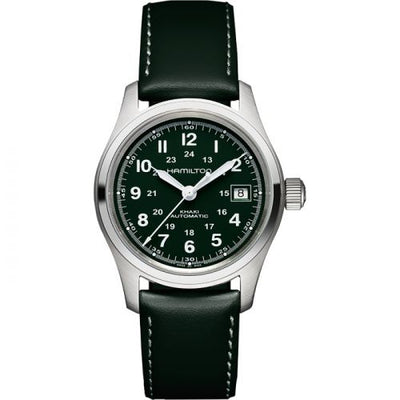 Remontoir à montres pour montre Hamilton Khaki Field Khaki Field Automatic 38 Stainless Steel / Noire