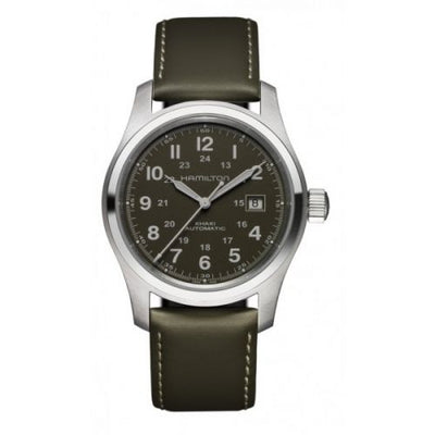 Remontoir à montres pour montre Hamilton Khaki Field Khaki Field Automatic Stainless Steel / Verte