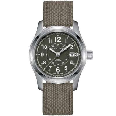 Remontoir à montres pour montre Hamilton Khaki Field Khaki Field Auto 42 Stainless Steel / Verte