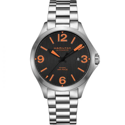 Remontoir à montres pour montre Hamilton Khaki Aviation Khaki Aviation Air Race 42 Auto Noire / Bracelet