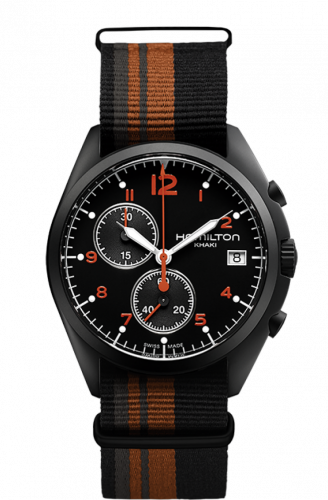 Remontoir à montres pour montre Hamilton Khaki Aviation Khaki Aviation Pilot Pioneer Chrono Quartz Volcano