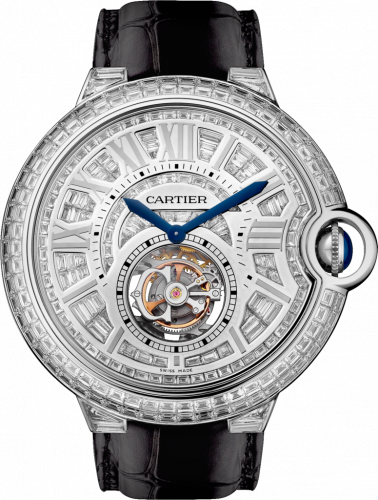 Watch Winder for watch Cartier Ballon Blue de Cartier Ballon Blue de Cartier 46 Flying Tourbillon White Gold / Diamond