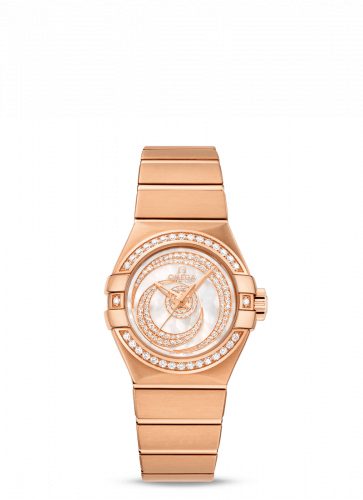 Watch Winder for watch Omega Constellation Constellation Co-Axial 27 Brushed Red Gold / Diamond / Diamond Moon