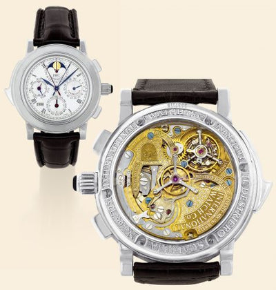 Watch Winder for watch IWC Grande Complication Destriero Scafusia Platinum / English