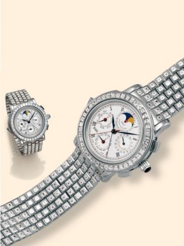 Watch Winder for watch IWC Grande Complication Destriero Scafusia White Gold White / Diamonds / Bracelet