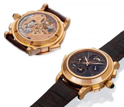 Watch Winder for watch IWC Grande Complication Destriero Scafusia Red Gold / Black / English