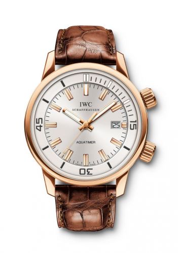 Remontoir à montres pour montre IWC Vintage Collection Vintage Aquatimer Automatic 1967 Rose Or