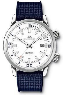 Remontoir à montres pour montre IWC Vintage Collection Vintage Aquatimer Automatic 1967 Or Blanc / Blanc
