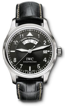 Uhrenbeweger für Uhr IWC Pilot Pilot's Watch Spitfire UTC Stainless Steel / Black / Strap