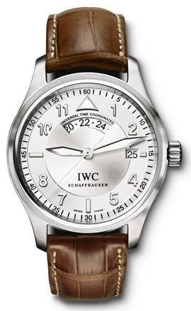 Uhrenbeweger für Uhr IWC Pilot Pilot's Watch Spitfire UTC Stainless Steel / Silver / Strap