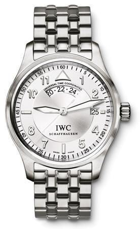 Uhrenbeweger für Uhr IWC Pilot Pilot's Watch Spitfire UTC Stainless Steel / Silver / Bracelet