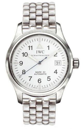 Uhrenbeweger für Uhr IWC Pilot Pilot's Watch Mark XV Stainless Steel / White / Bracelet