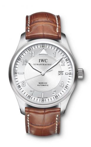 Watch Winder for watch IWC Pilot Pilot's Watch Spitfire Mark XVI Stainless Steel / Silver / Strap