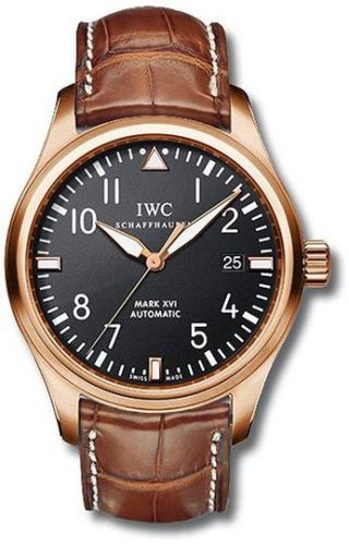 Remontoir à montres pour montre IWC Pilot Pilot's Watch Mark XVI Rose Or / Noire / Mercer