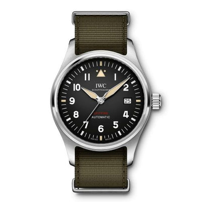 Uhrenbeweger für Uhr IWC Pilot Pilot's Watch Automatic Spitfire Stainless Steel / Black / NATO