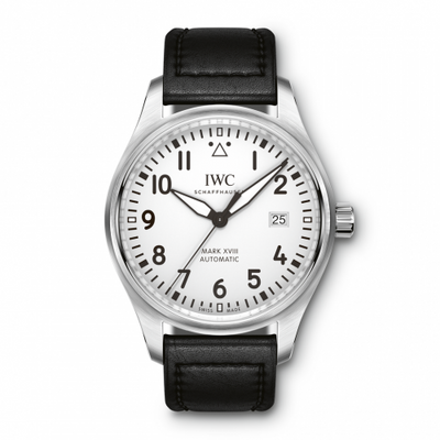 Watch Winder for watch IWC Pilot Pilot's Watch Mark XVIII Silver