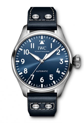 Remontoir à montres pour montre IWC Big Pilot Big Pilot 43 Stainless Steel / Bleu