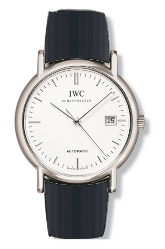 Watch Winder for watch IWC Portofino Portofino Automatic / Stainless Steel / White / Strap