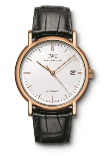 Remontoir à montres pour montre IWC Portofino Portofino Automatic / Rose Or / Blanc / Strap