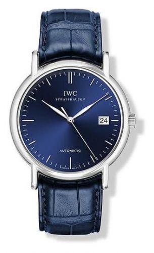 Remontoir à montres pour montre IWC Portofino Portofino Automatic / Stainless Steel / Bleu / Strap