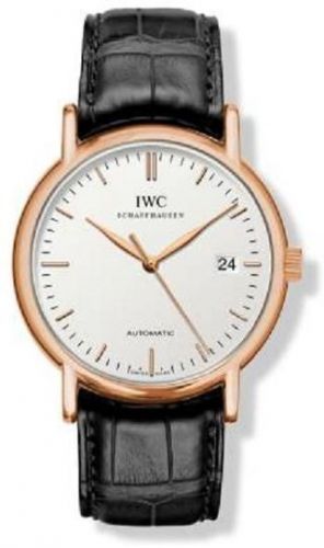 Remontoir à montres pour montre IWC Portofino Portofino Automatic / Rose Or / Blanc / Strap