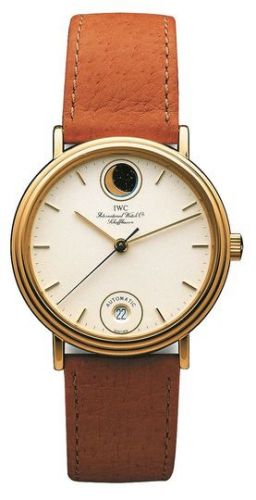 Remontoir à montres pour montre IWC Portofino Portofino Automatic Moonphase / Yellow Or / Blanc / Strap