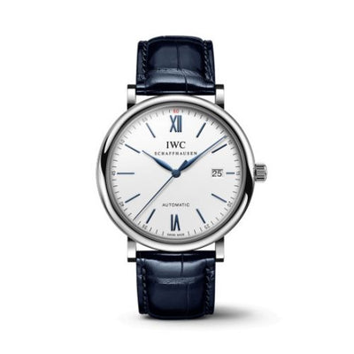 Remontoir à montres pour montre IWC Portofino Portofino Automatic Stainless Steel / Argent - Bleu