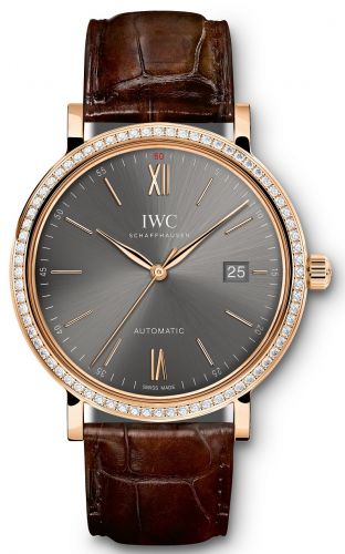 Remontoir à montres pour montre IWC Portofino Portofino Automatic Red Or / Ardoise / Diamond