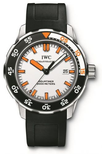 Remontoir à montres pour montre IWC GST Aquatimer Aquatimer 2000 Stainless Steel / Blanc / Rubber