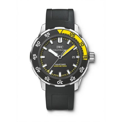 Remontoir à montres pour montre IWC GST Aquatimer Aquatimer 2000 Stainless Steel / Noire / Rubber
