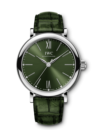 Remontoir à montres pour montre IWC Portofino Portofino 34 Stainless Steel / Verte / Santoni