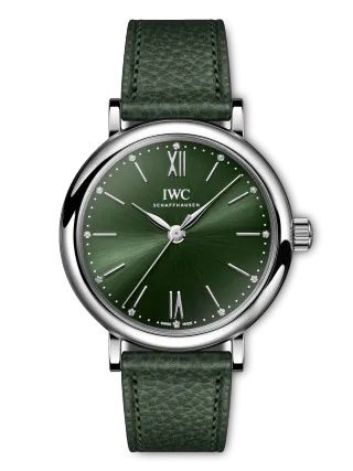 Remontoir à montres pour montre IWC Portofino Portofino 34 Stainless Steel / Verte