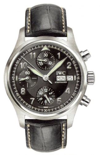 Uhrenbeweger für Uhr IWC Pilot Pilot's Watch Spitfire Chronograph Stainless Steel / Black / English / Strap